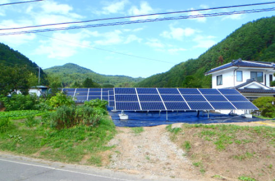 写真：太陽光発電